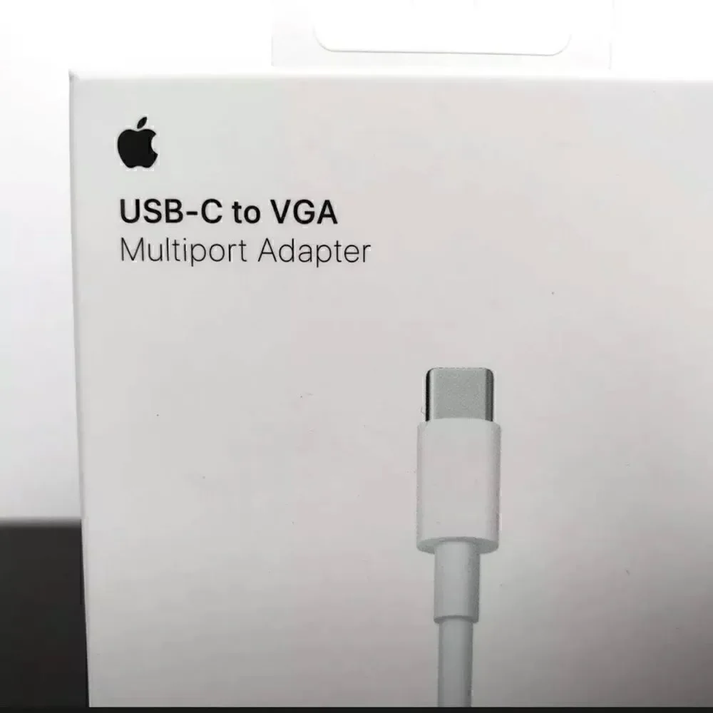 Apple USB-C VGA Multiport Adapter in White - AUTHENTIC + SEALED!